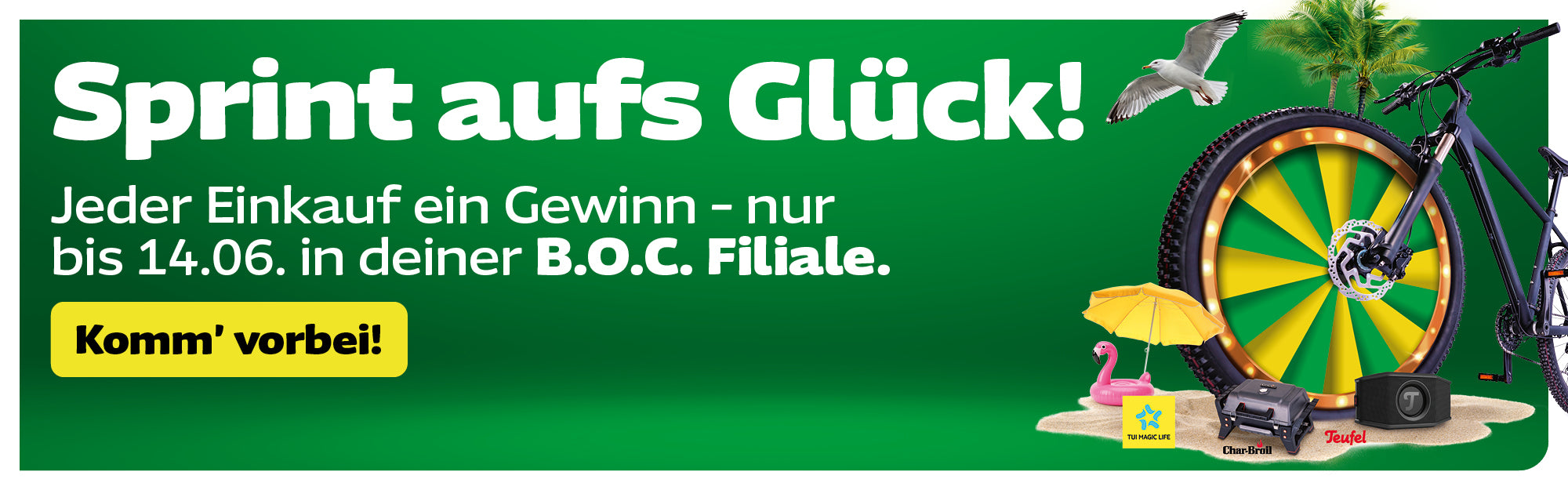 Gewinnspiel in den B.O.C.-Filialen